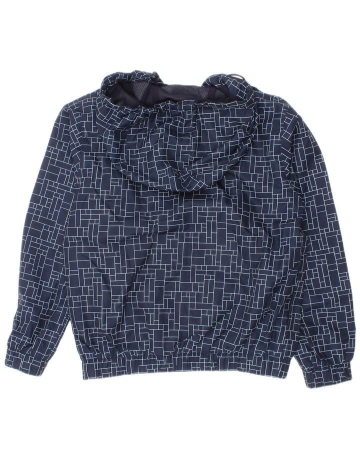 Chubasquero con capucha para niño Lacoste 7-8 años Azul Geométrico Poliéster