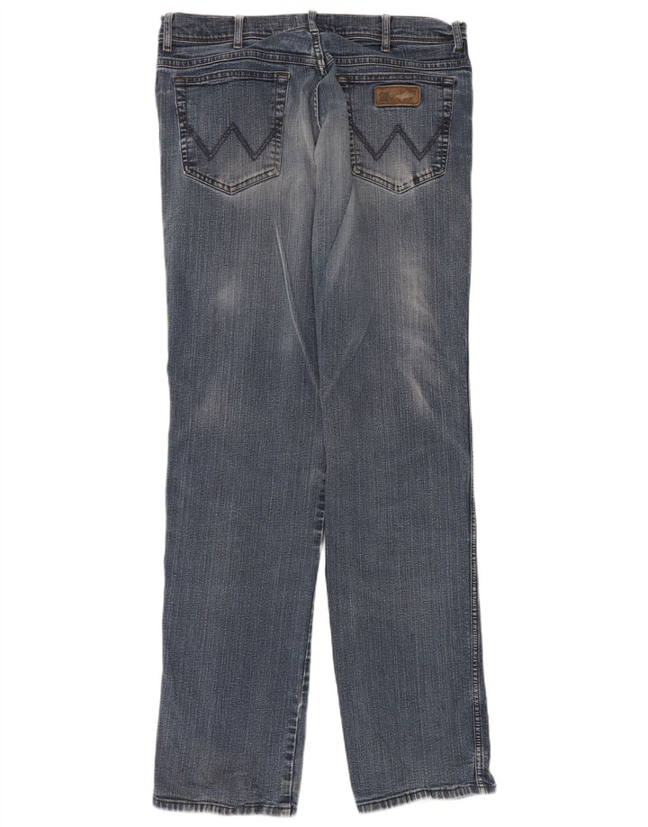 Wrangler Vaqueros Rectos Texas Para Hombre W36 L36 Algodón Azul