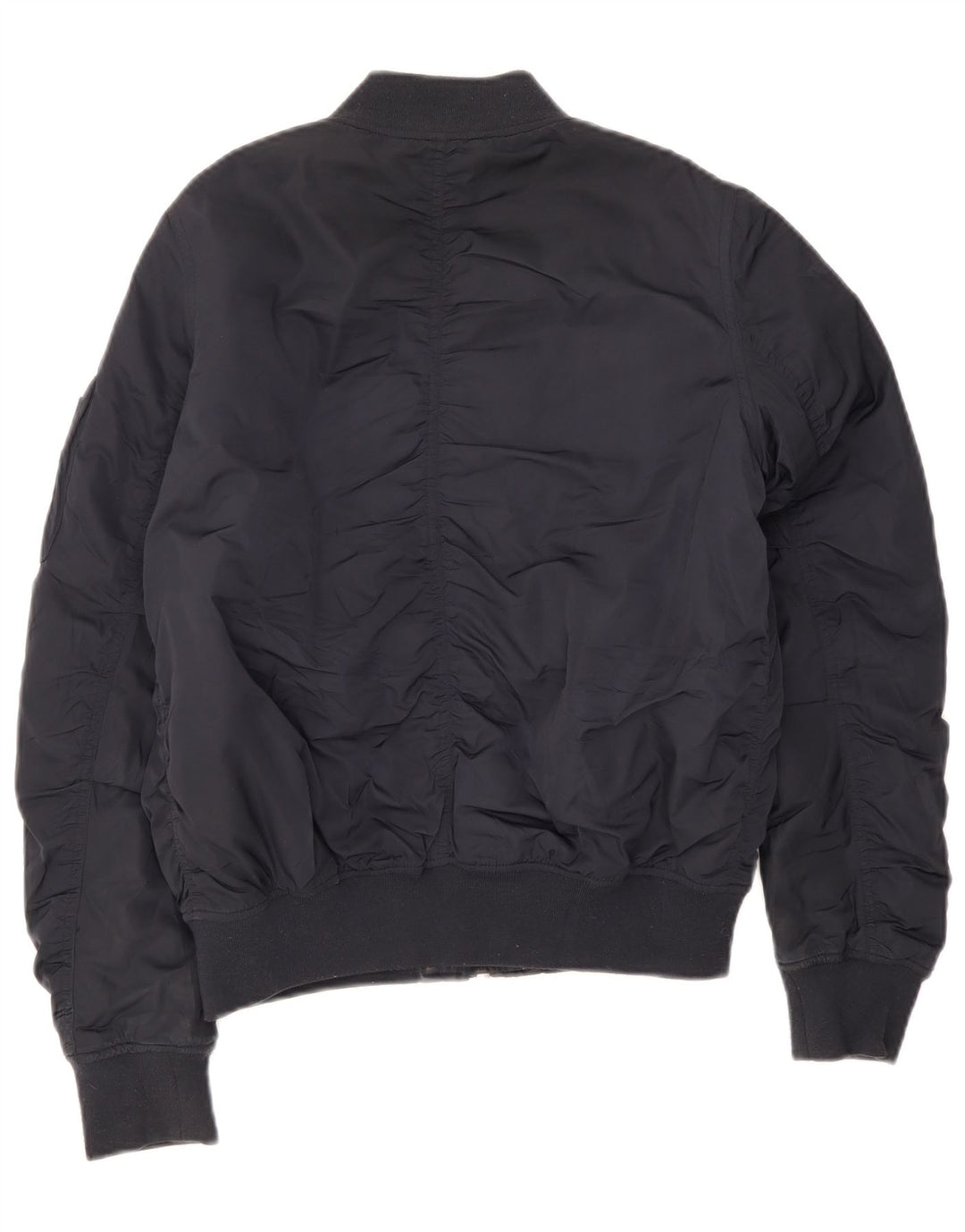 Topshop Chaqueta Bomber para Mujer UK 12 Mediana Azul Marino Poliéster