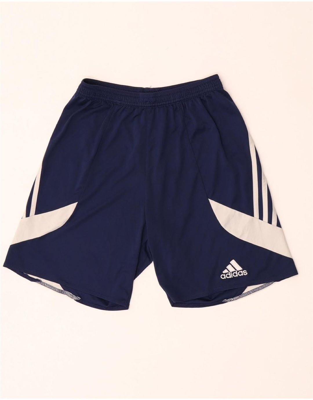 Adidas Mens Climalite Sport Shorts Pequeño Azul Marino Colorblock Poliéster