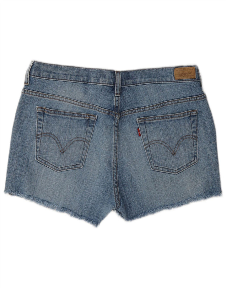 Levi's 515 pantalones cortos de mezclilla para mujer US 10 grande W34 algodón azul