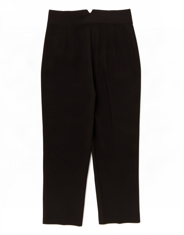 Zara Mujer Pantalones Casuales Cónicos Grande W30 L26 Negro