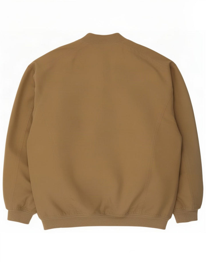 Navigare Chaqueta Bomber para Hombre UK 44 2XL Beige Poliéster