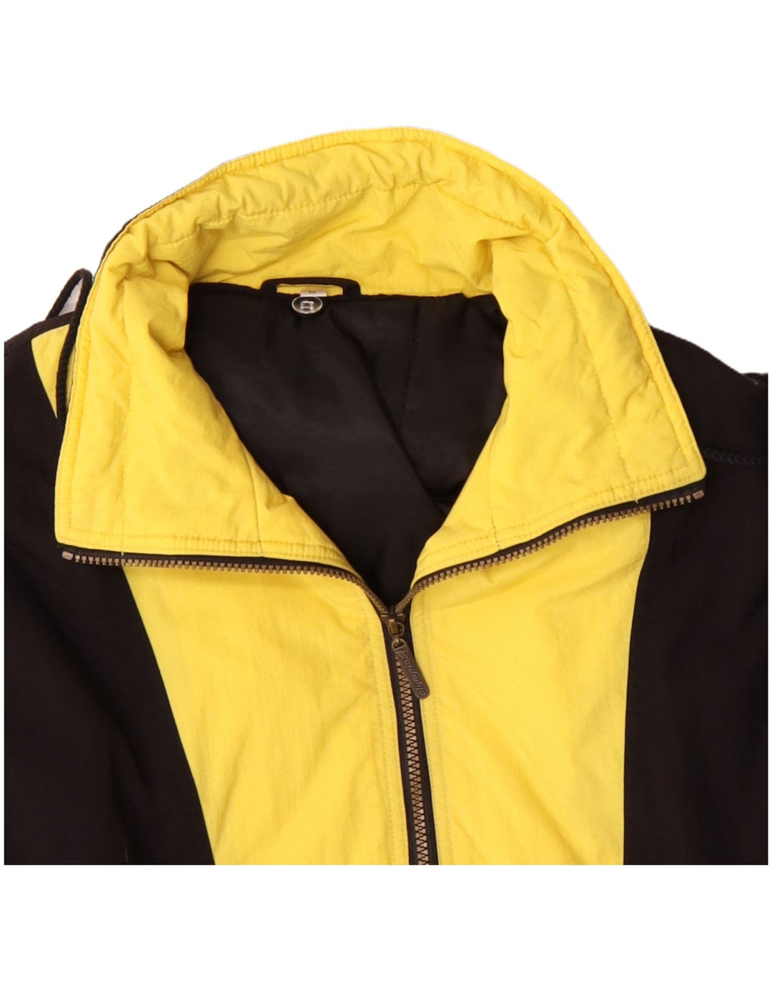 OLYMPIA Chaqueta anorak holgada con capucha para hombre UK 38 Medium Black Colourblock