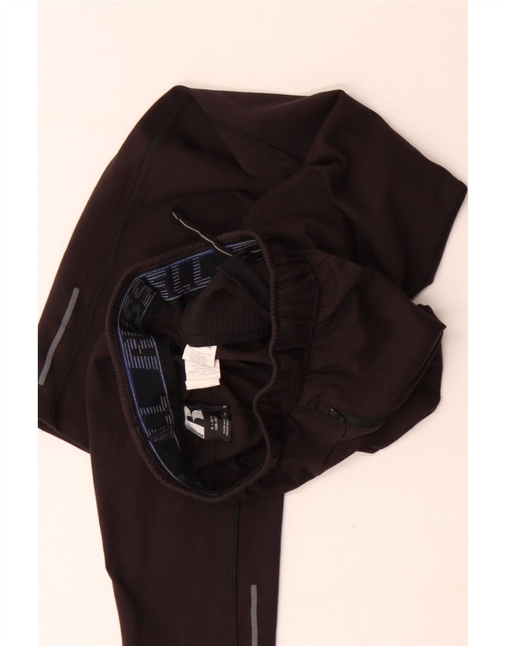 Russell Athletic - Pantalones de chándal para hombre, talla pequeña, rayón negro