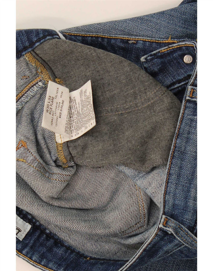 Vaqueros Lee Acampanados Rice Mujer W30 L33 Algodón Azul