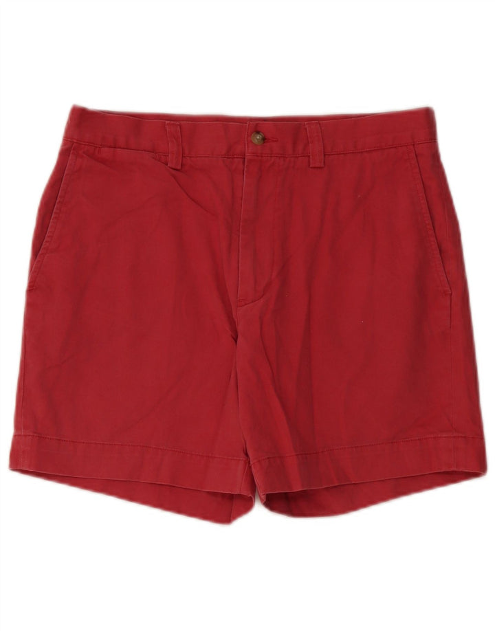 POLO RALPH LAUREN Pantalones cortos chinos para hombre W31 Algodón rojo medio