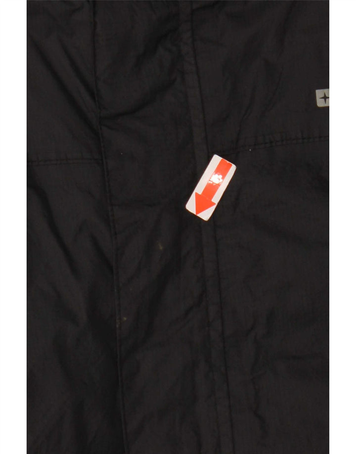 Chaqueta impermeable con capucha para hombre Mountain Warehouse UK 38 Medium Black Nylon