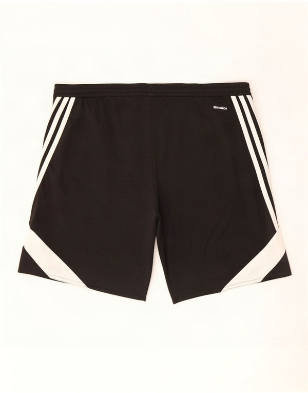 Adidas Mens Climalite Sport Shorts Grande Negro Colorblock Poliéster