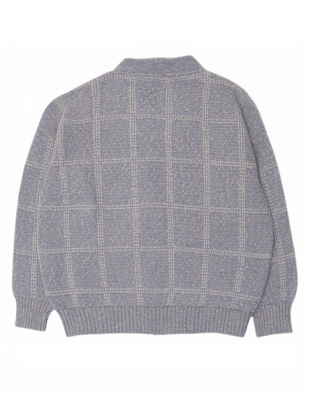 Rodes Cárdigan Hombre XL Azul Cuadros Acrílico