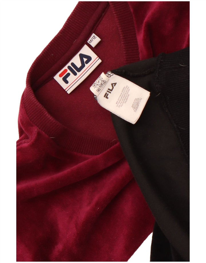 FILA Sudadera gráfica para mujer Jumper UK 12 Medium Multicolor