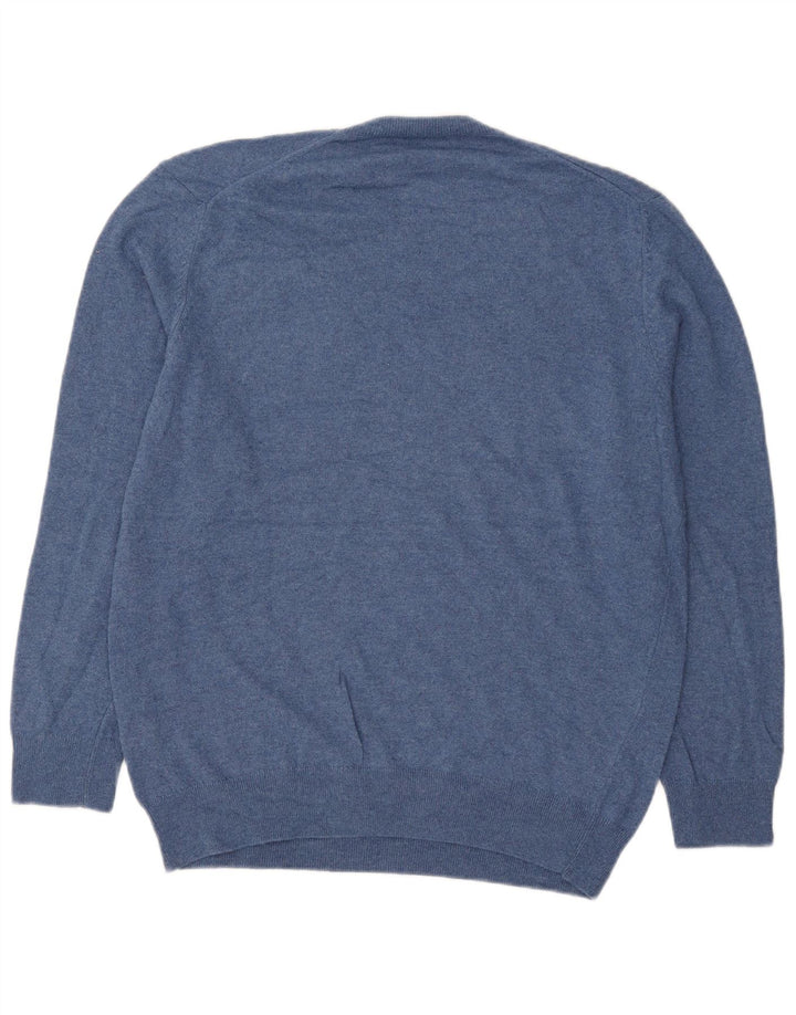 Zara Hombre Jersey Cuello Redondo Jersey Large Poliamida Azul