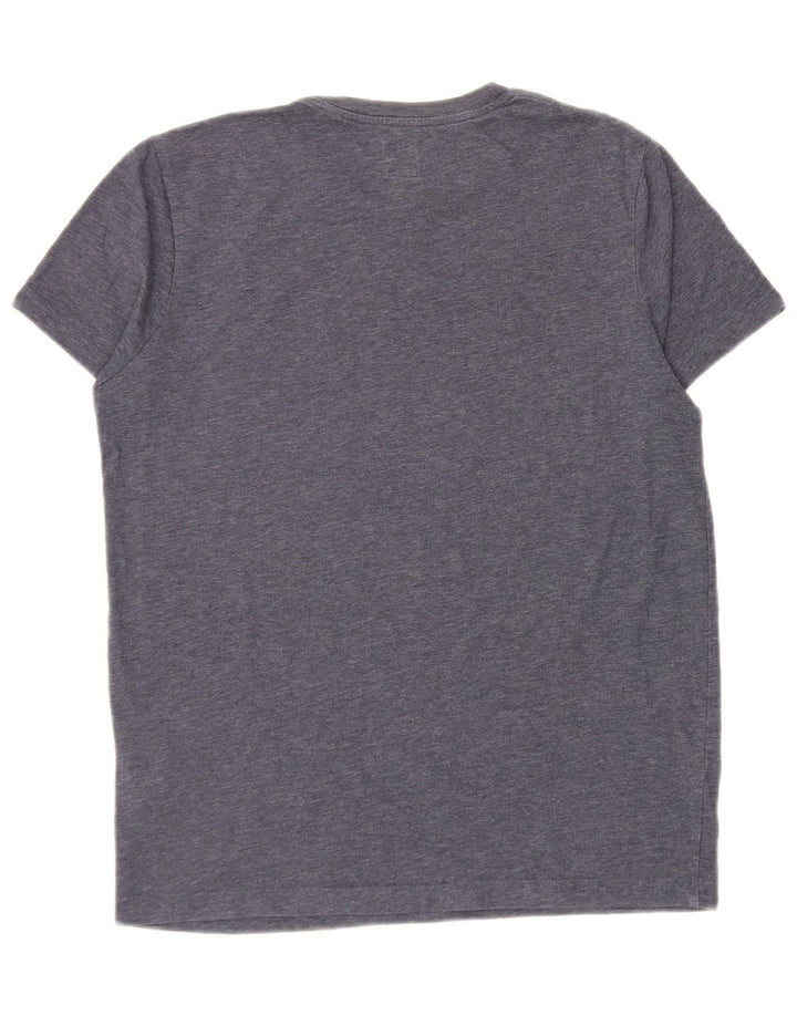 Camiseta Jack Wills para hombre Top mediano de algodón moteado en azul marino