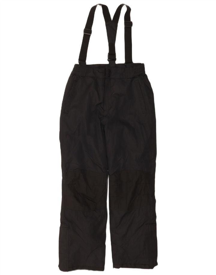 Mountain Warehouse Pantalones de esquí con peto para niños 11-12 años Poliéster negro