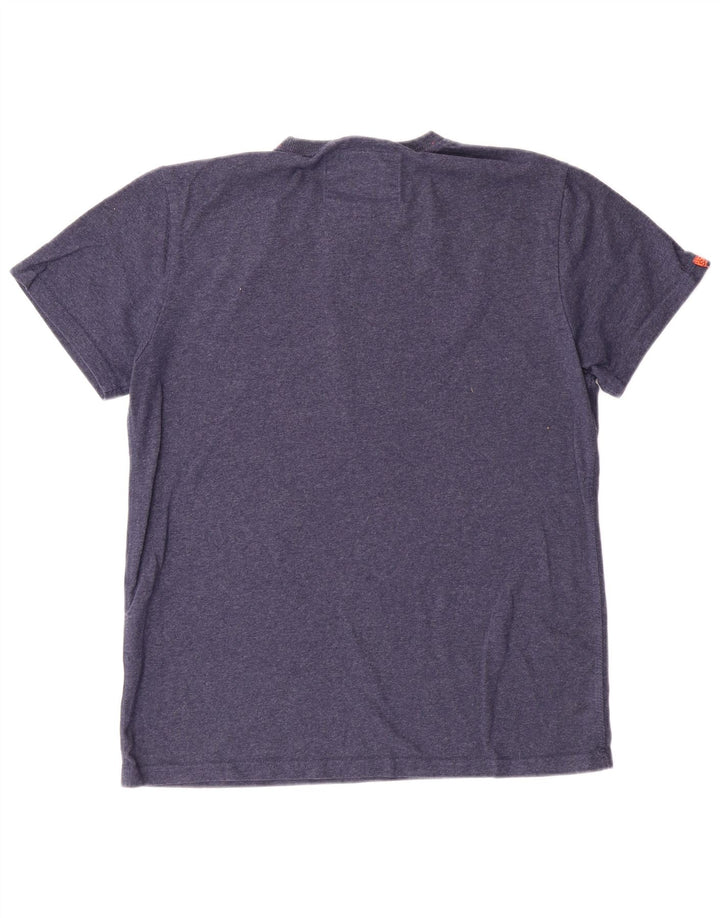 Camiseta Superdry Mujer Graphic Top XL Azul Marino Algodón