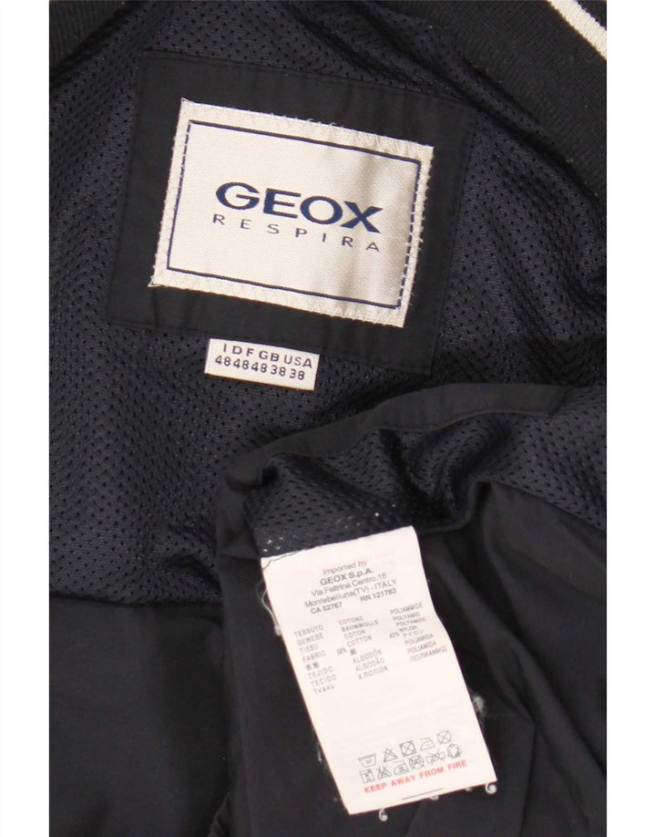 Geox Chaqueta Bomber para Hombre UK 38 Medium Azul Marino Algodón