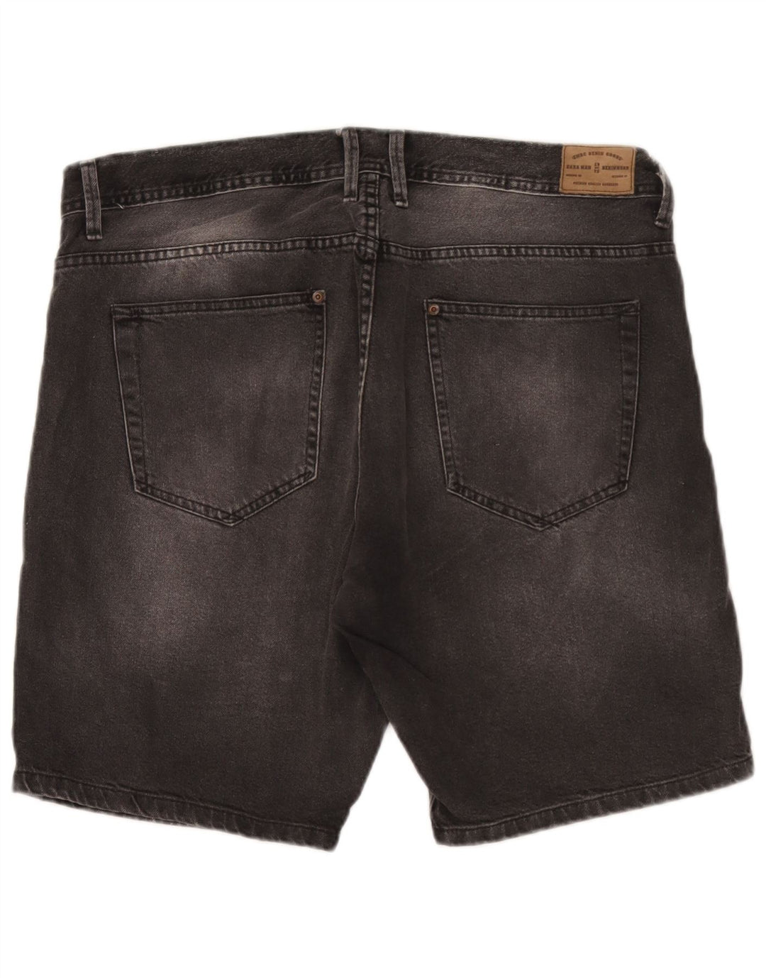 Zara Pantalones cortos vaqueros para hombre EU 46 XL W36 Gris