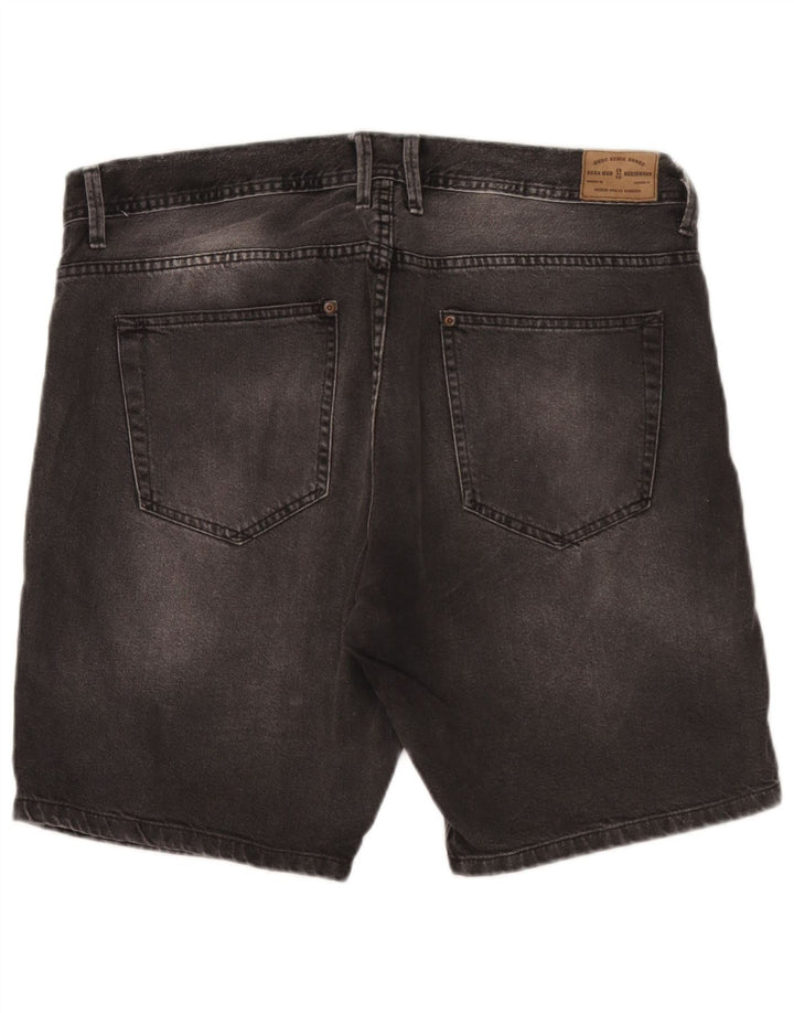 Zara Pantalones cortos vaqueros para hombre EU 46 XL W36 Gris