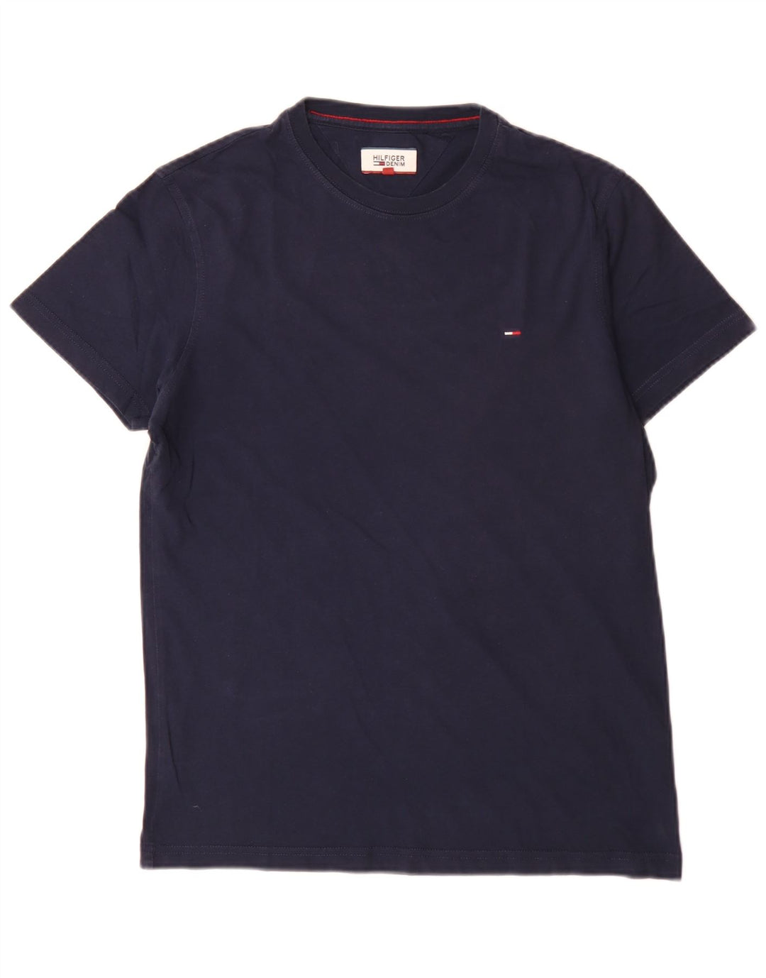 Tommy Hilfiger Camiseta Regular para Hombre Top Small Azul Marino Algodón