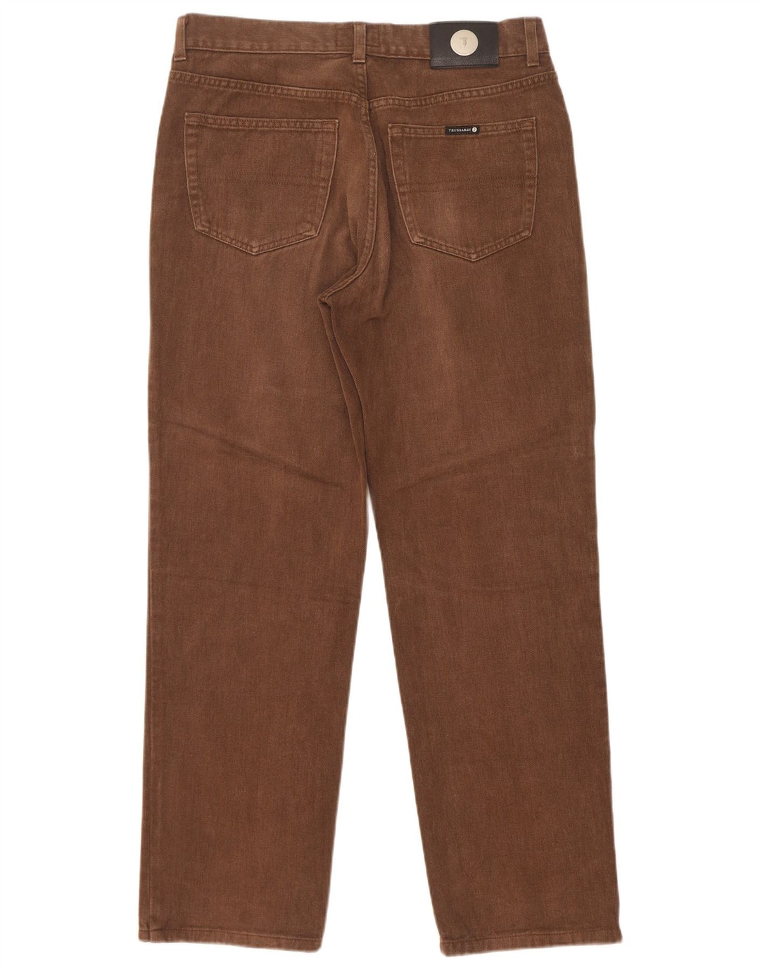 Vaqueros Trussardi Hombre Rectos W33 L30 Marrón Algodón