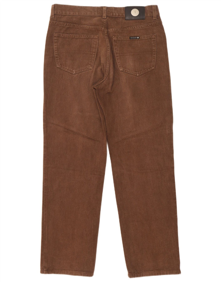 Vaqueros Trussardi Hombre Rectos W33 L30 Marrón Algodón