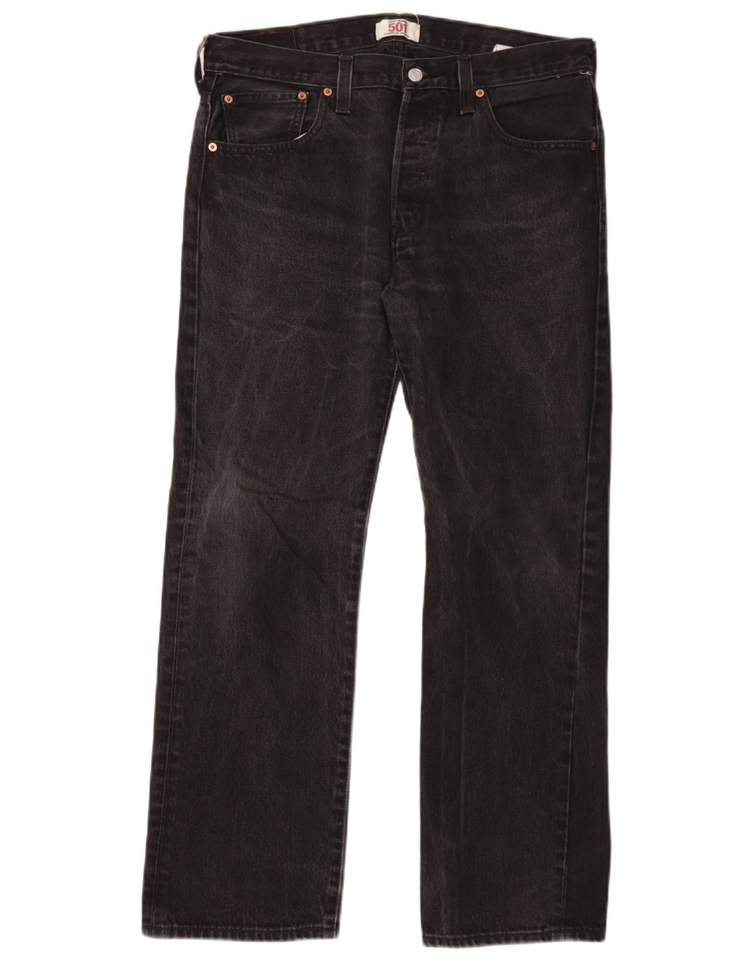 Levi's Vaqueros rectos 501 para hombre W34 L30 Algodón negro