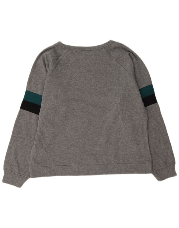 NFL Philadelphia Eagles - Sudadera para mujer, talla grande, color gris