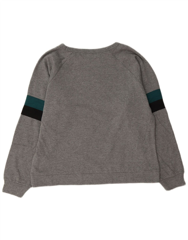 NFL Philadelphia Eagles - Sudadera para mujer, talla grande, color gris