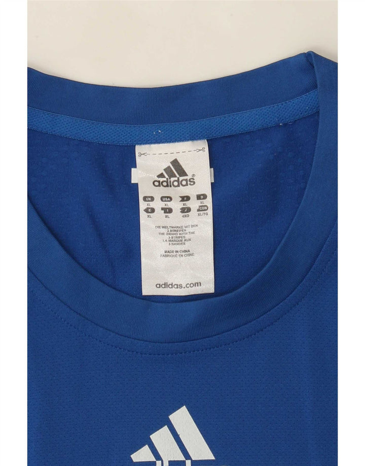 Adidas Hombre Climacool Camiseta Top XL Poliamida Azul