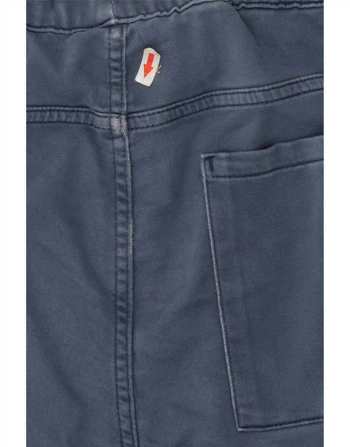 Zara Hombre Pantalones Cortos Chinos Medianos W32 Azul Marino