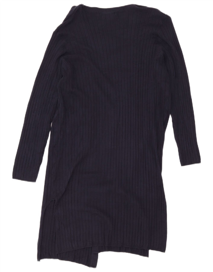Marks & Spencer - Cárdigan largo para mujer, talla 40, tamaño mediano, azul marino