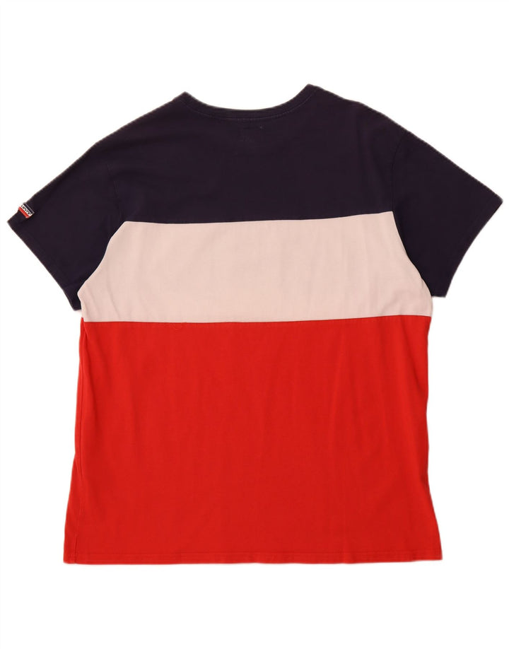 LEVI'S Camiseta gráfica para hombre Top grande de algodón con bloques de color multicolor