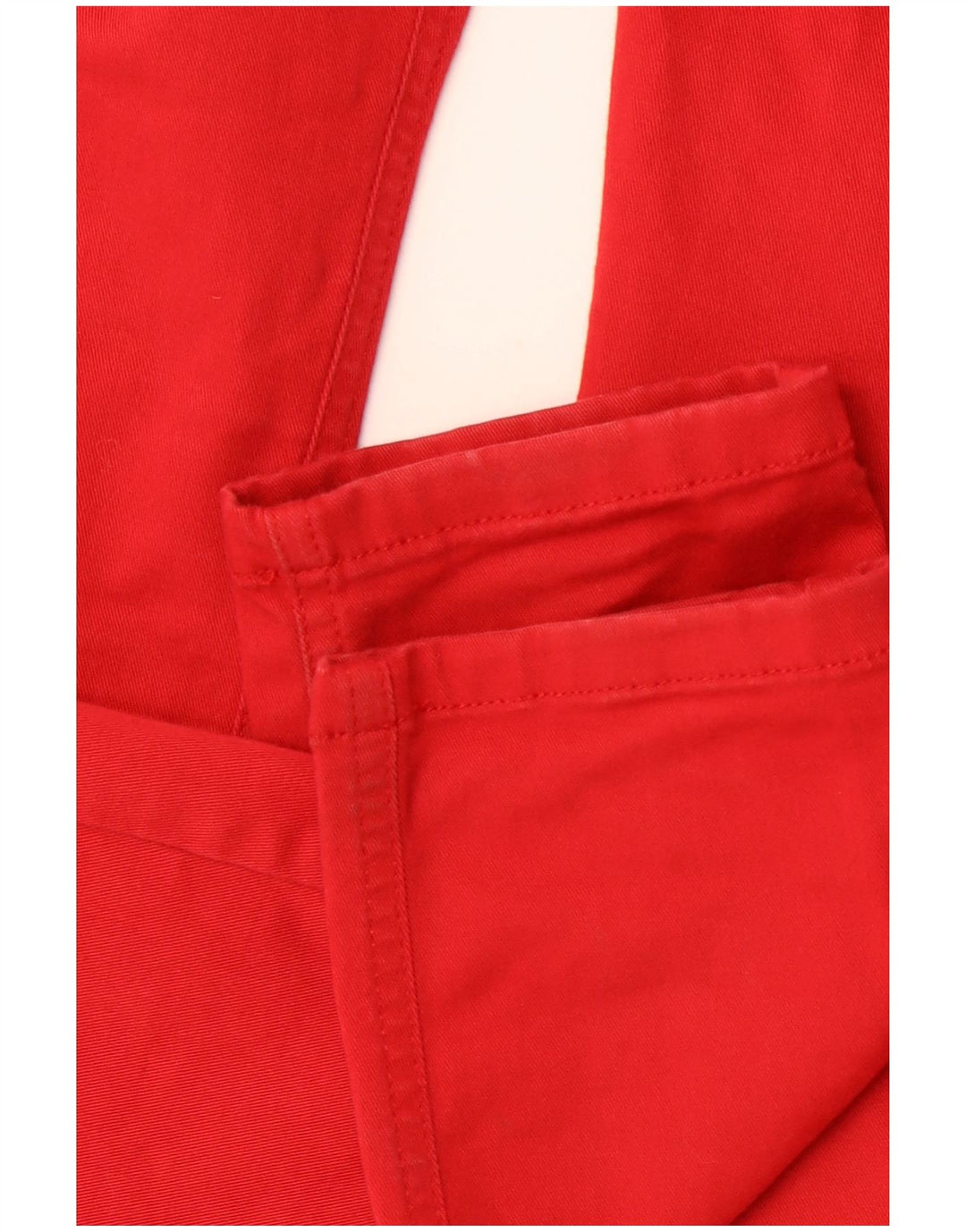 REISS Pantalones casuales ajustados para mujer UK 12 Medium W30 L32 Algodón rojo