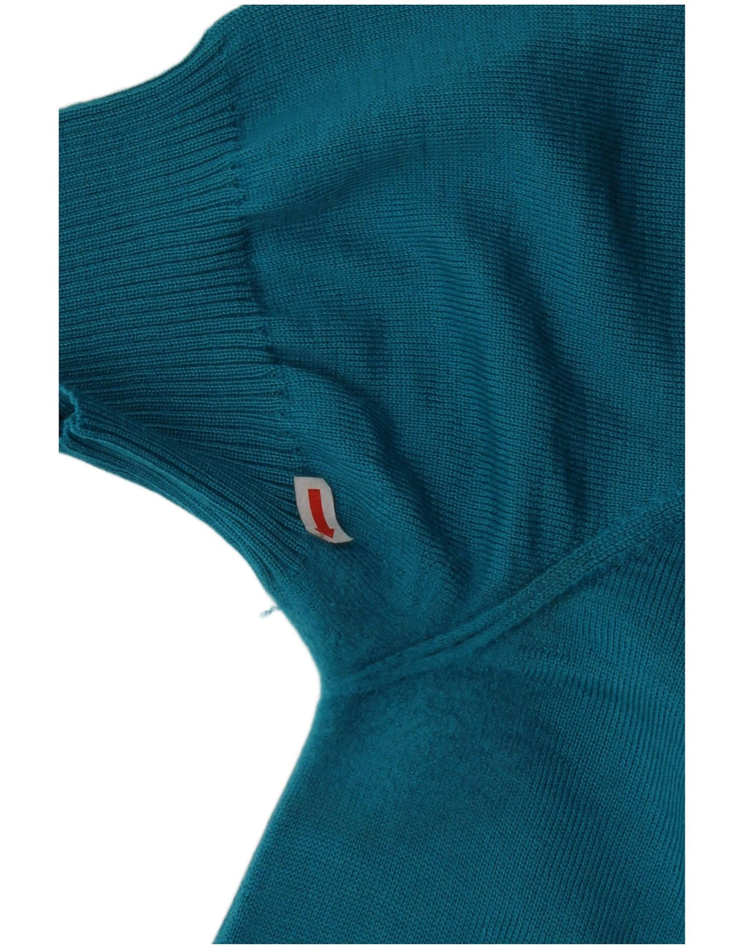 LUISA SPAGNOLI Jersey de manga corta con cuello barco para mujer UK 40 XL Azul