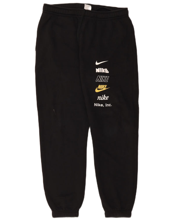 Nike Hombre Graphic Chándal Pantalones Joggers Grande Negro Algodón Deportes