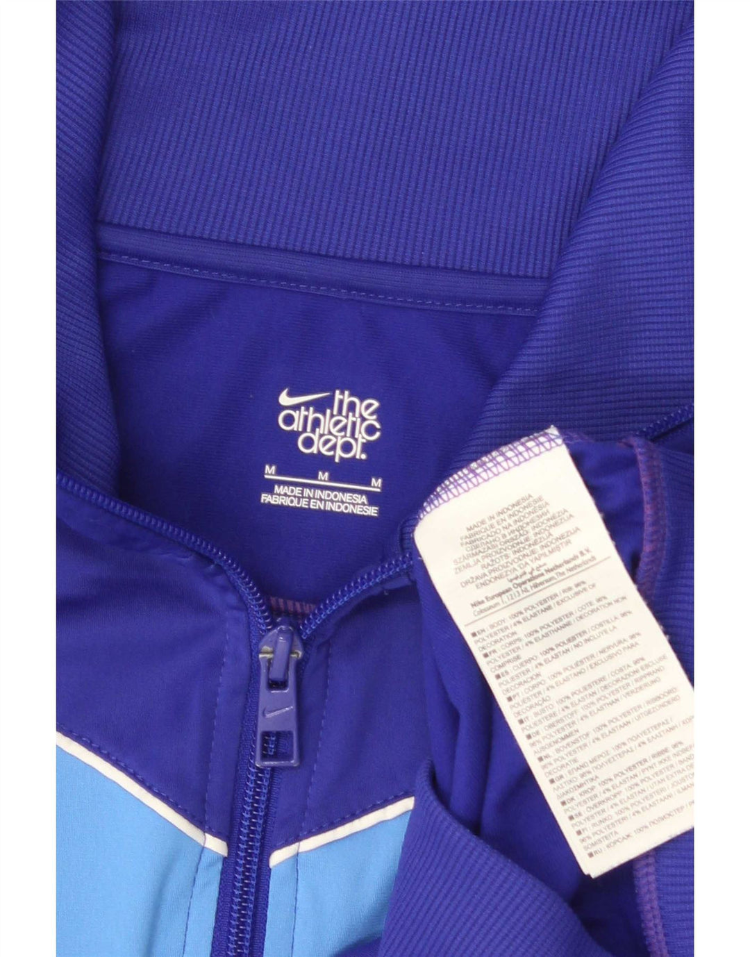 Nike - Chaqueta de chándal para mujer, talla 40, color azul marino mediano