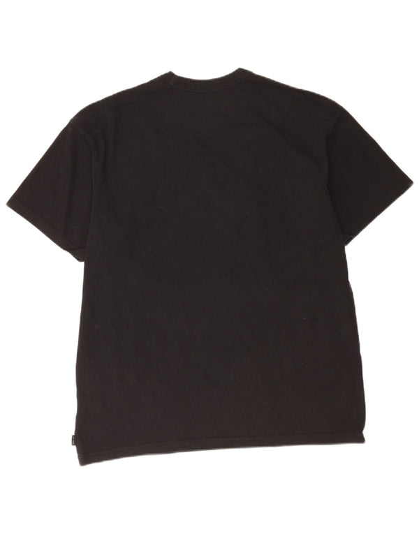 Nike - Camiseta holgada para hombre, talla mediana, algodón negro