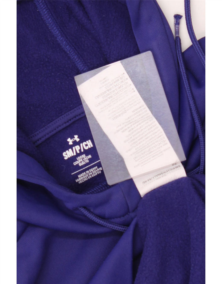 UNDER ARMOUR Jersey con capucha de ajuste relajado para hombre Poliéster morado pequeño