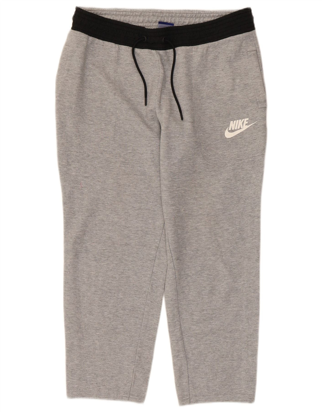Nike - Pantalones de chándal capri para hombre (algodón gris, tamaño pequeño)