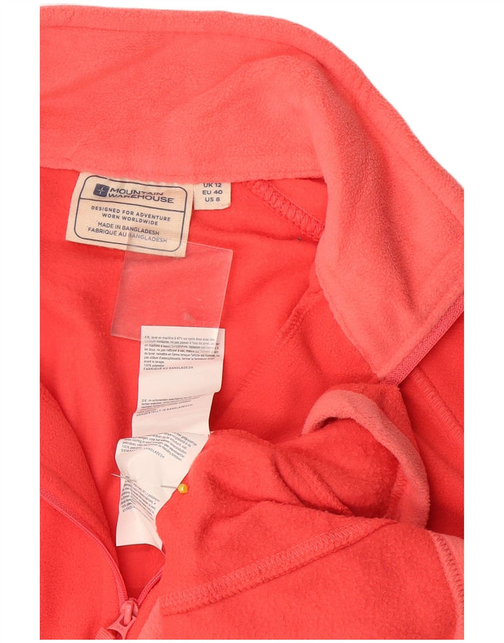 Jersey de forro polar con cremallera y cuello para mujer de Mountain Warehouse UK 40 Mediano Naranja