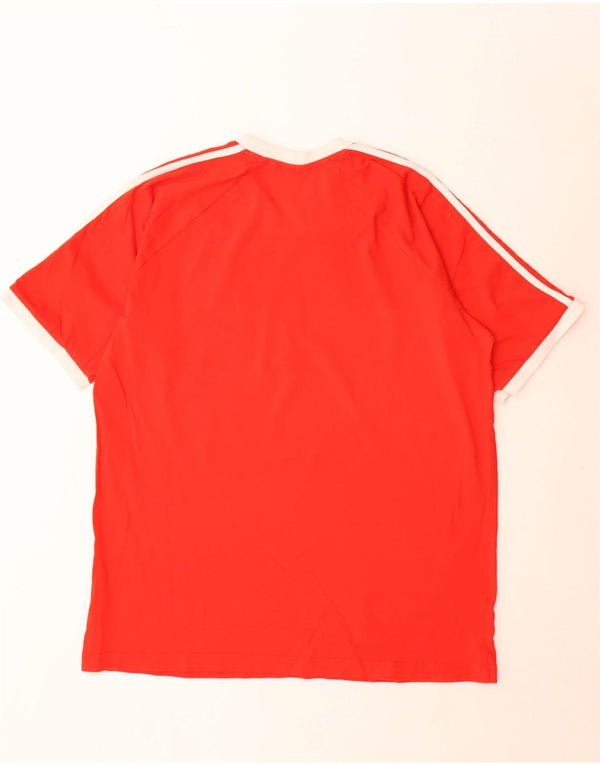 Adidas Camiseta Hombre Top XL Rojo Algodón