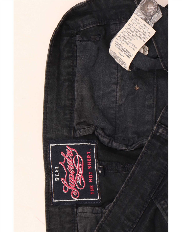 Pantalones cortos chinos Superdry para mujer Medium W32 Algodón negro