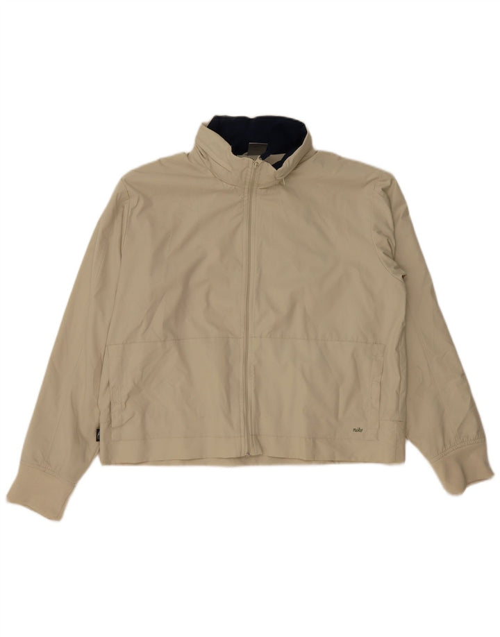Nike Chaqueta con capucha para mujer US 16/18 XL Beige Poliéster