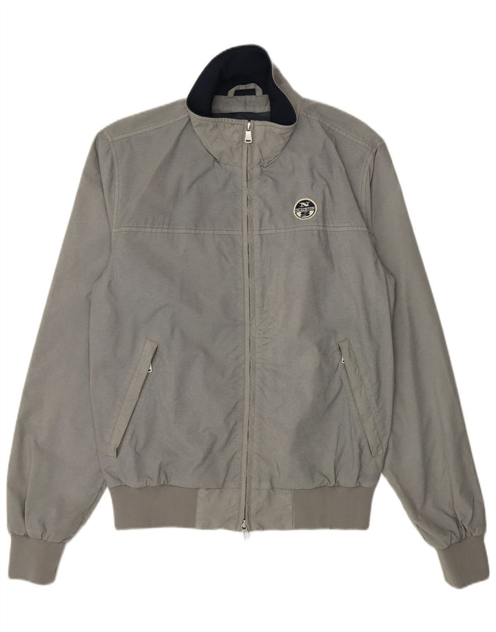 Chaqueta bomber para hombre North Sails UK 38 Nylon gris medio