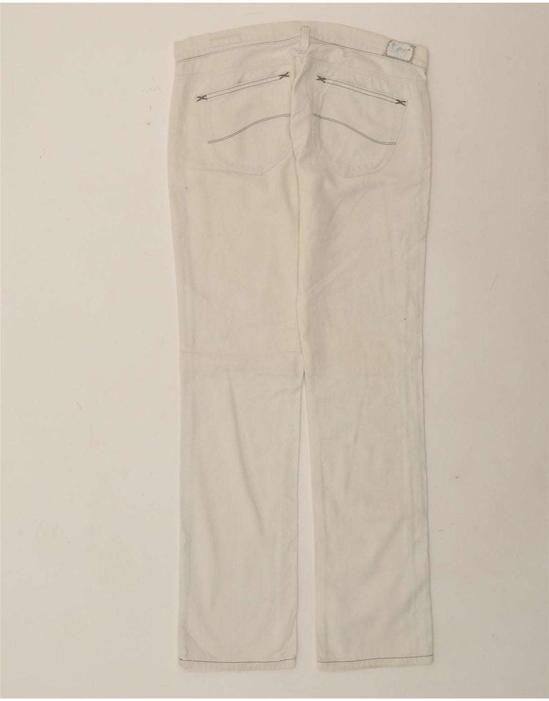 Vaqueros Lee Lynn Slim para mujer W29 L33 Algodón blanco