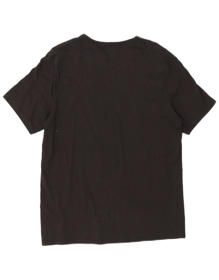 Calvin Klein - Camiseta gráfica para hombre, talla grande, color negro