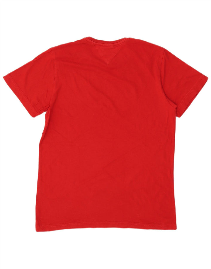 Tommy Hilfiger Camiseta gráfica para hombre Top Small Rojo