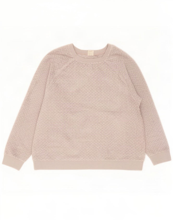 John Lewis Jersey de forro polar extragrande para mujer UK 14 Poliéster gris medio