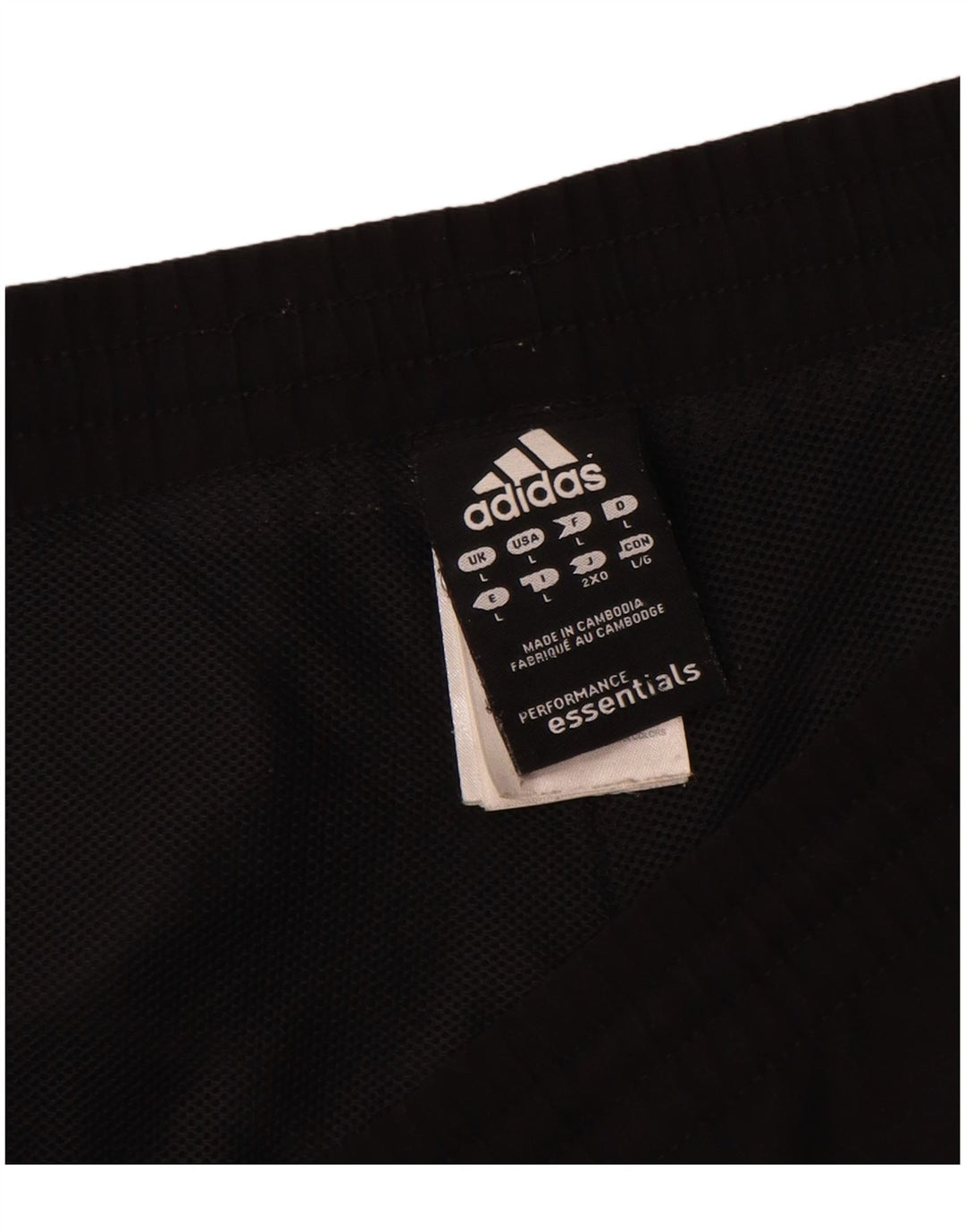 Adidas Mens Climalite Sport Shorts Grande Negro Poliéster