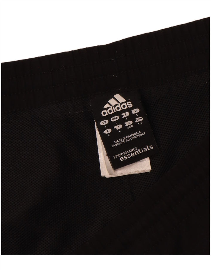 Adidas Mens Climalite Sport Shorts Grande Negro Poliéster